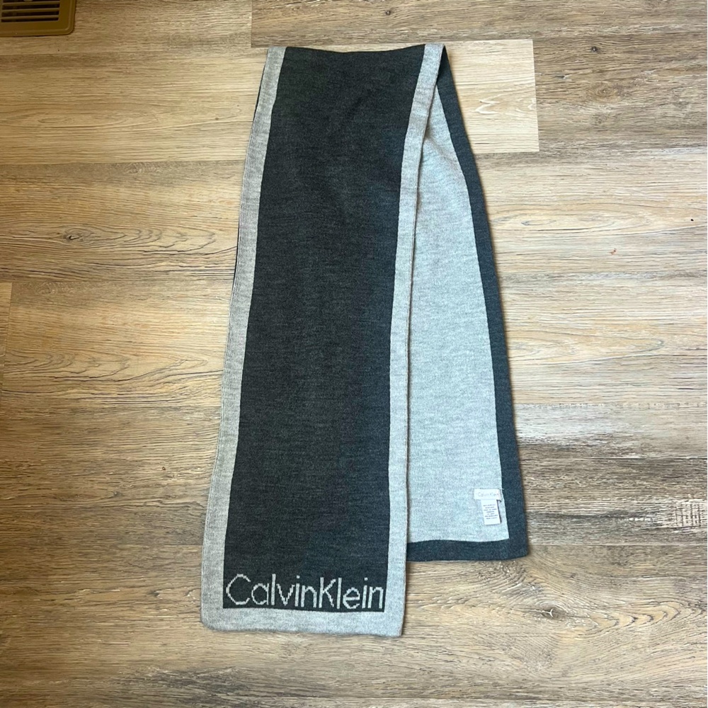 Calvin Klein logo scarf